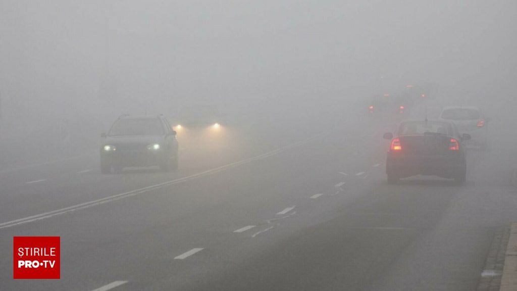 ANM a transmis o avertizare de Cod galben de ceață. Care sunt județele afectate