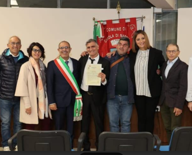 L'attore Angelo Iannelli è cittadino onorario di Casola