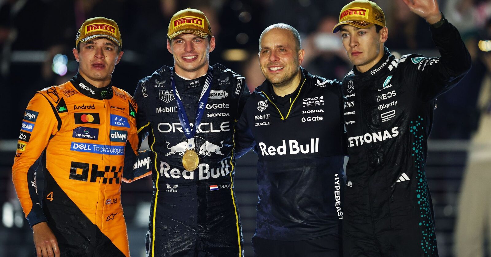 Clasamentul final din Las Vegas post‑cutremurul McLaren: Mercedes ocupă dublele podium