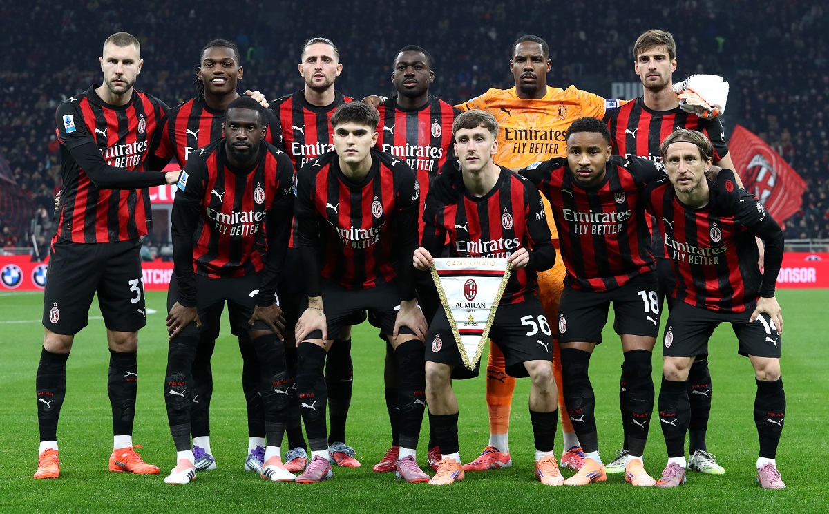 AC Milan team/players before Lazio