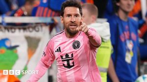 Inter Miami învinge Cincinnati cu 4-0; Messi stabilește record MLS în semifinala Est