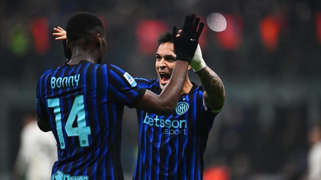 Inter-Lazio 2-0, gol di Lautaro e Bonny