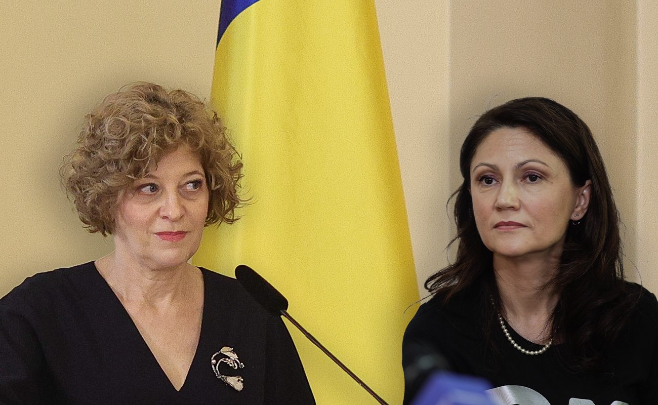 Oana Gheorghiu, stânga și Carmen Uscatu. Inquam Photos / Octav Ganea. Colaj: Ion Mateș / Hotnews