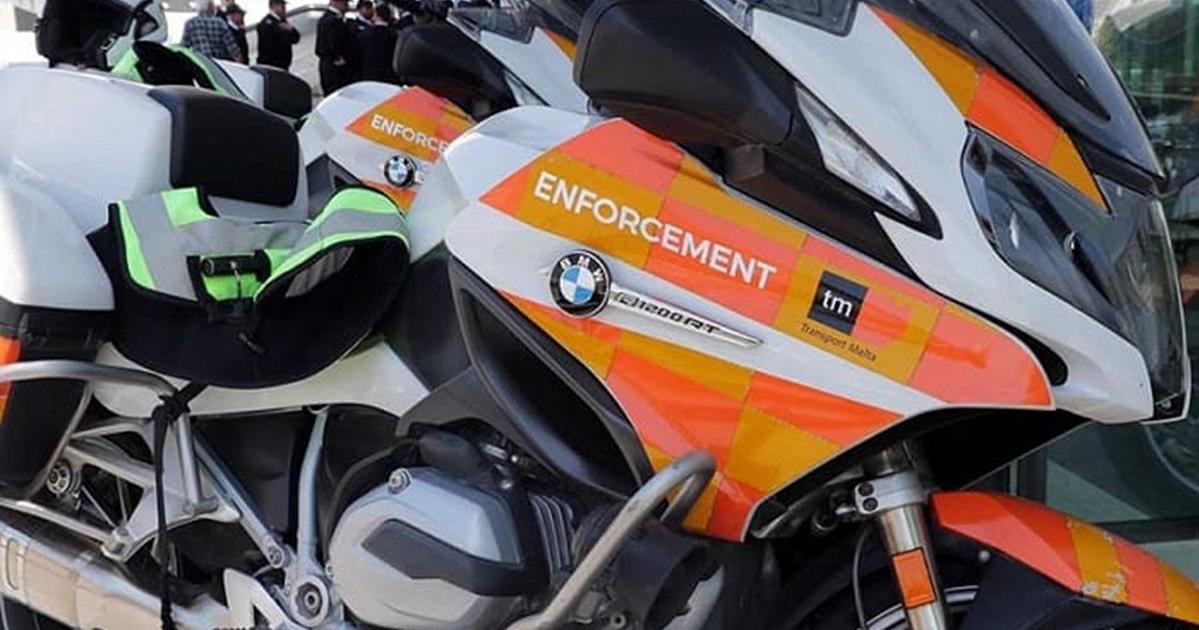 Motorcyclist injured in crash involving Transport Malta motorcycle