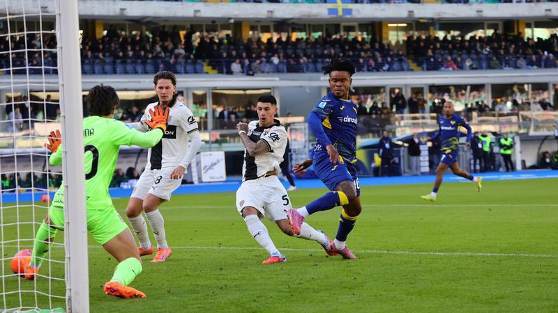 Hellas-Parma 0-1, Pellegrino più lesto di tutti, Crociati avanti al Bentegodi