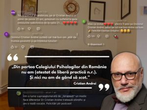 Psihoterapeutul Cristian Andrei, mediatizat, lucrează fără licență și e acuzat de hărțuire sexuală