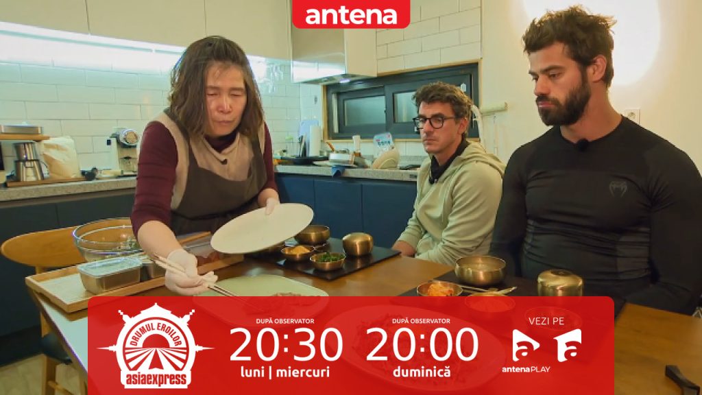 Semifinala Asia Express, 10 noiembrie 2025. Ștefan Floroaica și Alexandru Ion au gătit împreună cu gazda lor | Video