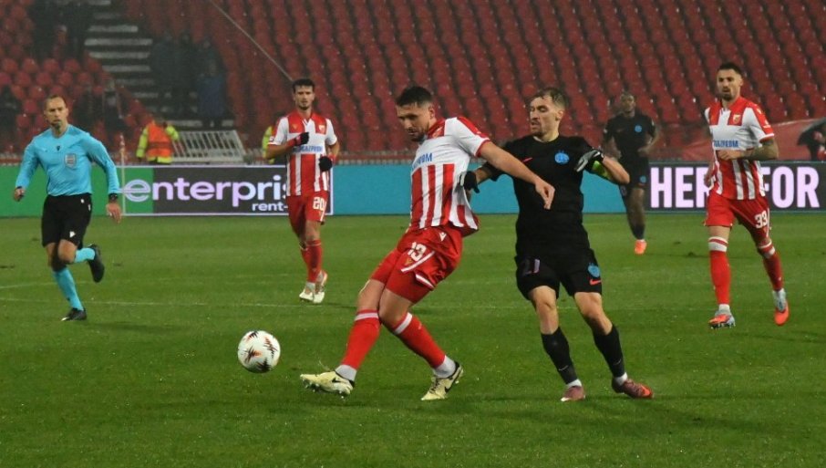 KAKVA ZVEZDA? SILNA! Crveno-beli sa igračem manje dobili FCSB u Ligi Evrope