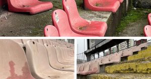 Stadionul Zenica, gazdă Bosnia‑România, cu tribune ruginite și plante pe trepte | FOTO+VIDEO