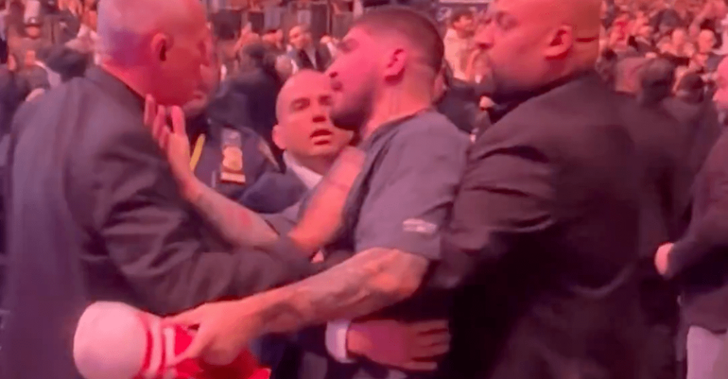 UFC 322 video: Dillon Danis, Abubakar Nurmagomedov and others engage in huge brawl