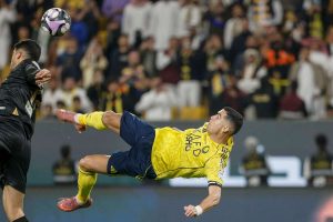 VIDEO: Golul spectaculos al lui Cristiano Ronaldo, cu foarfeca, se repetă în Arabia Saudită