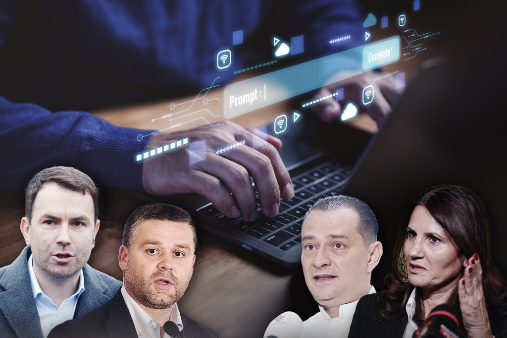 Cătălin Drulă, Ciprian Ciucu, Daniel Băluță și Anca Alexandrescu, candidați pentru funcția de primar general. Foto: Inquam Photos, Dreamstime. Colaj: Ion Mateș / Hotnews.