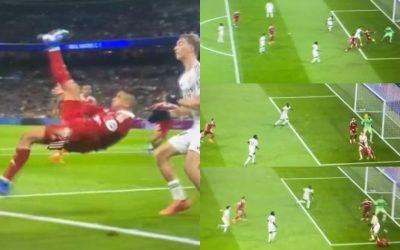 Así fue la chilena de Alexis Sánchez contra el Real Madrid