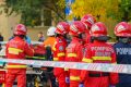 Explozie urmată de incendiu într-un bloc din Focșani. Mai multe echipaje ISU au intervenit de urgență