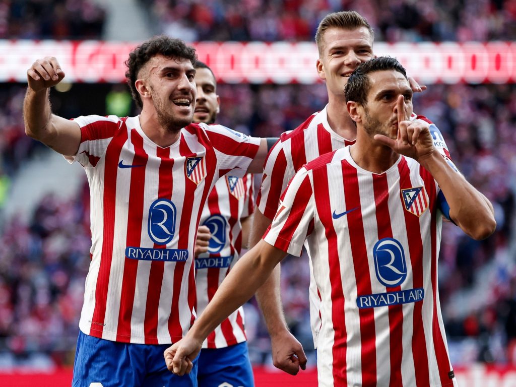 Con gol de Koke y varios argentinos en el 11, el Atlético del Cholo Simeone le gana al Valencia :: Olé