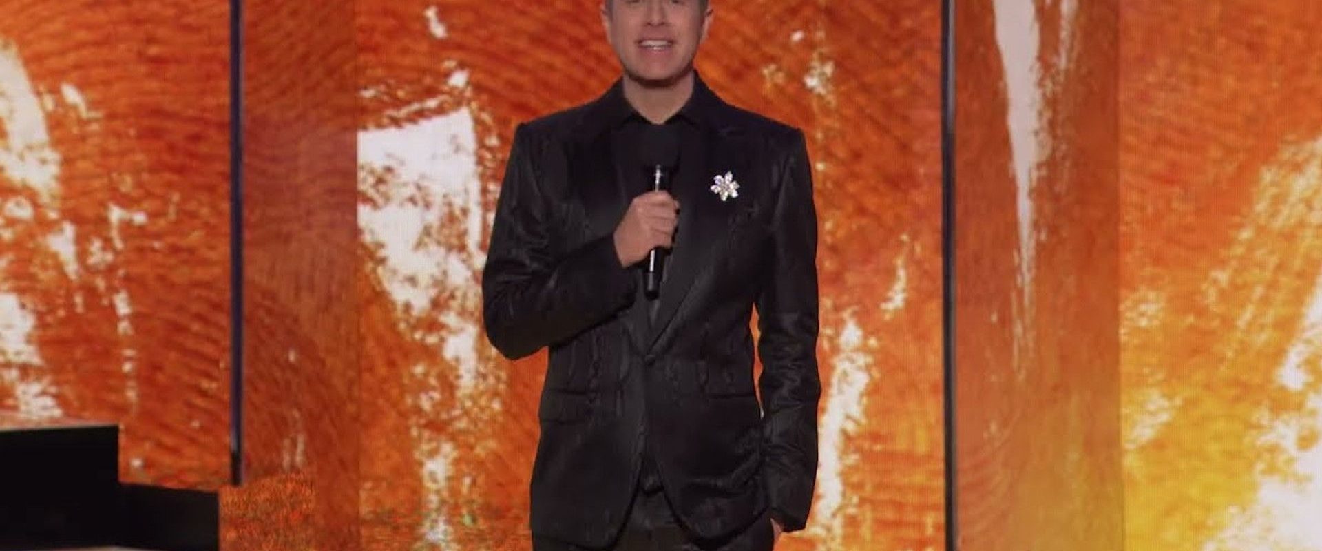 Geoff Keighley on stage at The Game Awards 2024