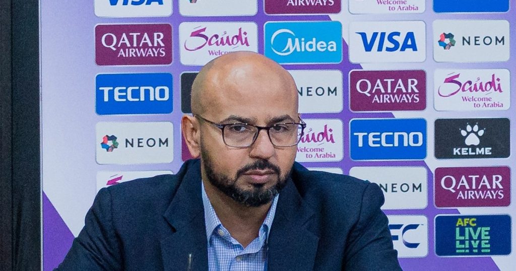 Inzaghi and Al-Malki talk ahead of the game against Sharjah in ACLElite Champions League