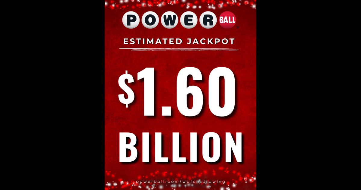 Powerball jackpot soars to $1.6 billion for Monday drawing