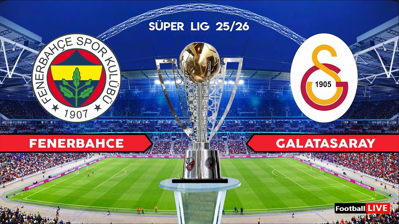 FENERBAHÇE vs GALATASARAY - Süper Lig 2025/26 | Full Match All Goals | Simulation PES