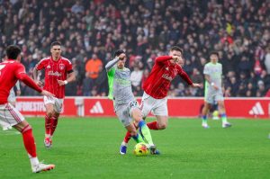 Nottingham a marcat gol decisiv în ultimele minute.