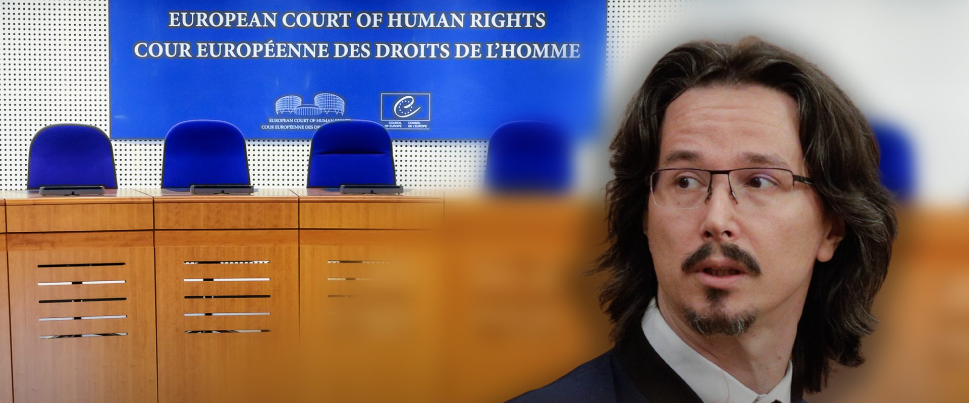 Cristian Danileț și CEDO. Foto: Inquam Photos / George Călin și Dreamstime. Colaj: Ion Mateș / Hotnews