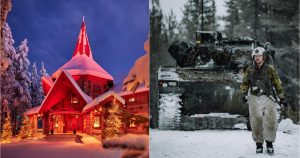 Santa Park: adăpost antiaerian și soldaţi NATO în jurul tărâmului lui Moș Crăciun, pentru atac rus