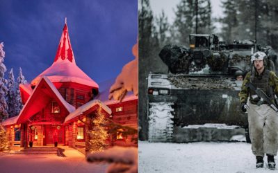 Un adăpost antiaerian în Santa Park. Tărâmul lui Moș Crăciun s-a umplut de soldați NATO ce se pregătesc de un potențial atac al Rusiei