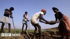 Schemelă indiană de garanție a locurilor de muncă rurale în pericol din cauza G RAM G?