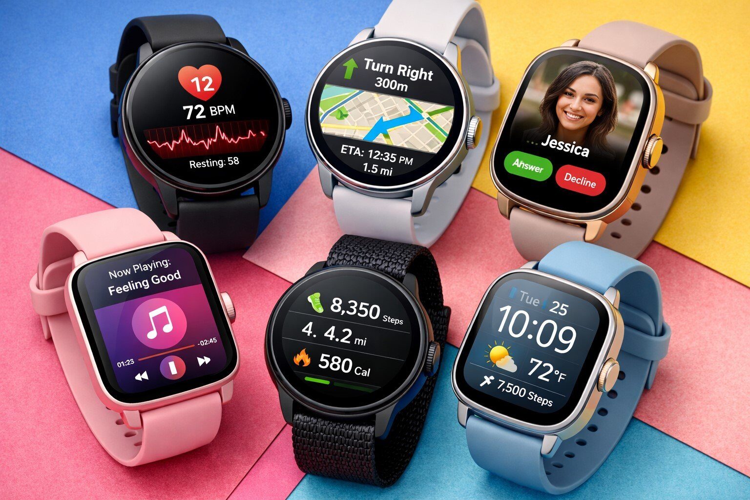 Creșterea pieței smartwatch-urilor la nivel mondial în 2025