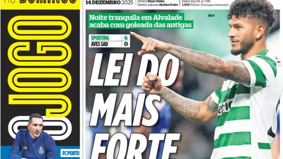 Por cá: Sporting "bistial" toma "banquete" em Alvalade