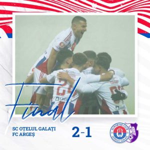 VIDEO: Oțelul Galați învinge FC Argeș cu 2-1 într-un meci strâns în Superligă
