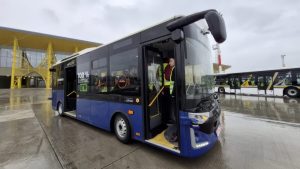 În Cluj se desfășoară testele pentru autobuzul electric autonom