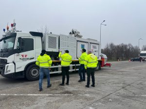 Prima utilizare a scanerului mobil cu raze X de către Garda de Mediu în inspecția transporturilor
