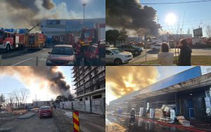 Incendiu major în București: Mesaje RO-Alert și intervenție de urgență a zecilor de pompieri.