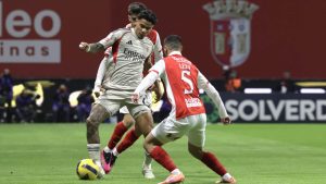 Braga și Benfica au terminat la egalitate într-o confruntare palpitantă în liga portugheză.