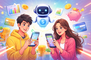 Tinerii își gestionează finanțele cu ajutorul inteligenței artificiale