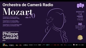 Mozart revine la Sala Radio: Philippe Cassard și Orchestra de Cameră, pe 14 ianuarie 2026