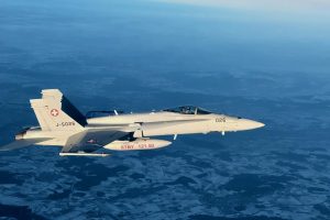 Escorta avionului lui Nicușor Dan, o operațiune standard pentru Armata Elveției