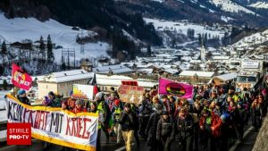 Proteste furioase la Davos: „Trump, simbolul imperialismului global”