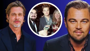 Brad Pitt, confuz cu părinții lui Leonardo DiCaprio în public