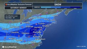 N.J. se pregătește pentru o furtună de zăpadă: 6-12 inch prognozați