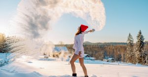 Ger aspru în România: Experiment fascinant la -15 grade Celsius!