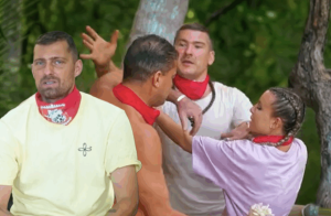 Bătaie pe viață și pe moarte între Donca și Boureanu la Survivor, cu Tamaș martor