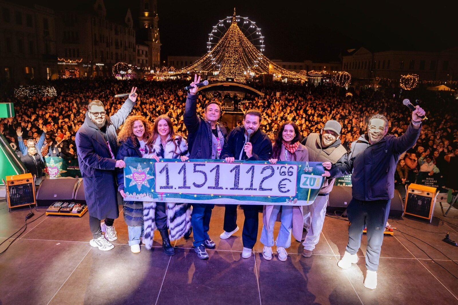 Orașul Faptelor Bune 2025: Peste un milion de euro strânși în doar o săptămână!