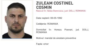 Costinel Cosmin Zuleam, prins după uciderea afaceristului Adrian Kreiner