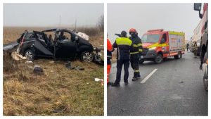 Accident devastator în Timiș: șase morți, două victime în stare gravă