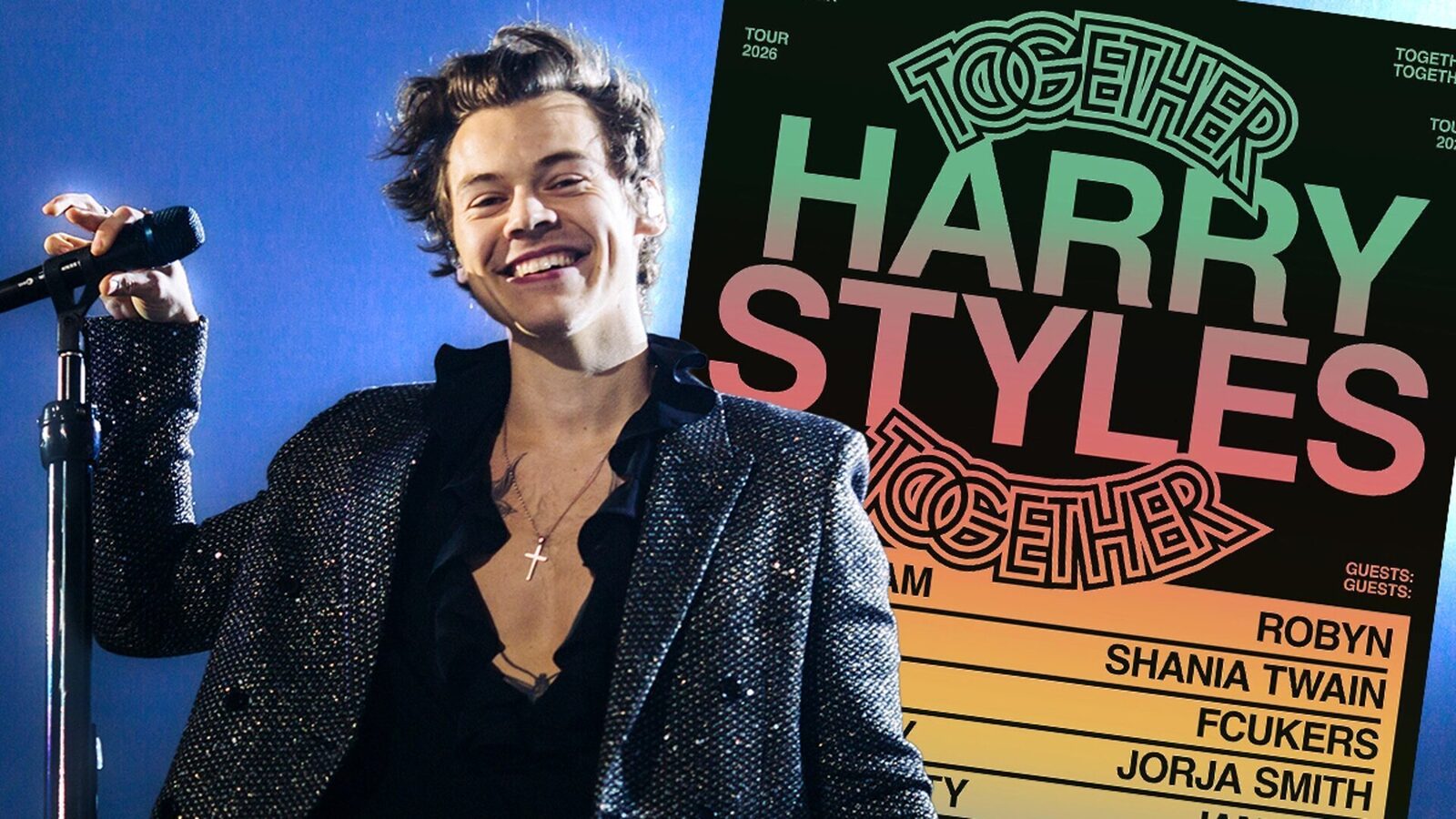 Harry Styles anunță turneul „Together, Together”: un singur concert în SUA
