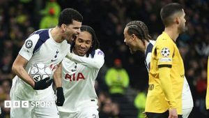 Tottenham domină Dortmund cu 2-0, Frank respiră ușurat după victorie