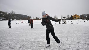 Lacul Balaton înghețat complet: imagini spectaculoase din „Marea Ungariei”