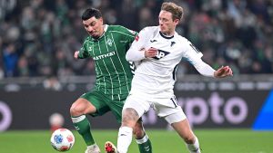 Hoffenheim rămâne în zece, Werder primeste gol chiar și în avantaj!